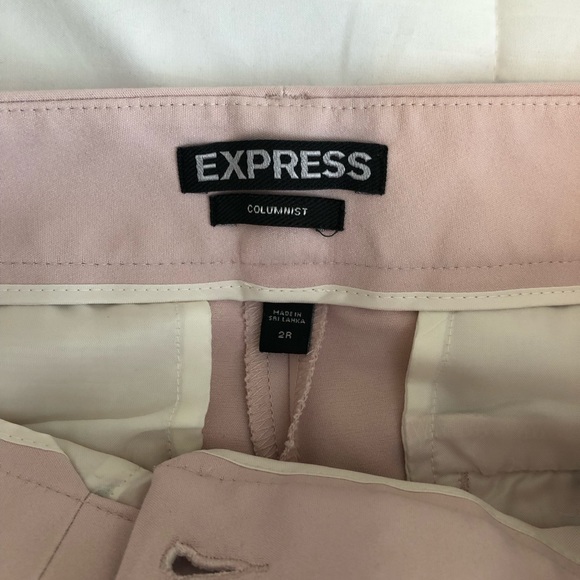 Express Columnist Pants Pink Ankle - Picture 3 of 7